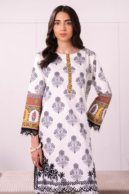 Embroidered - 2 Pc Lawn Suit