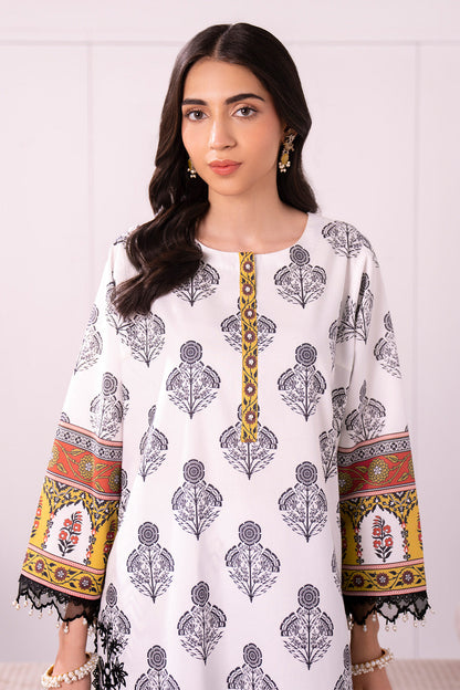 Embroidered - 2 Pc Lawn Suit