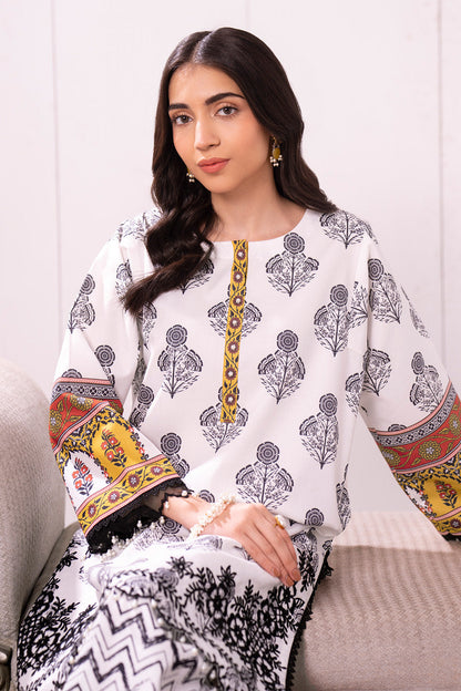 Embroidered - 2 Pc Lawn Suit
