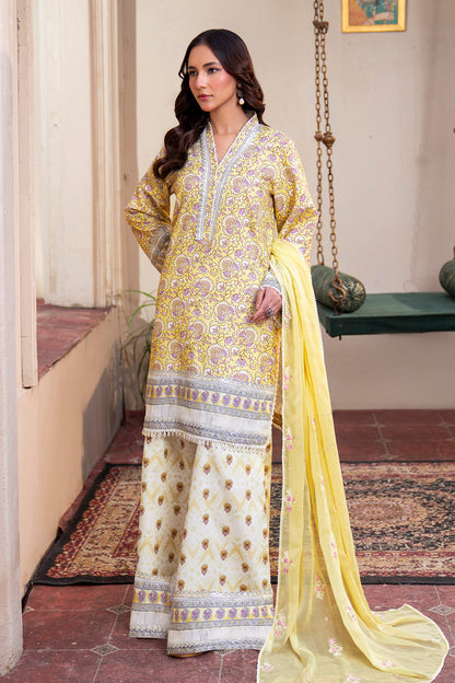 Embroidered - 3 Pc Lawn Suit