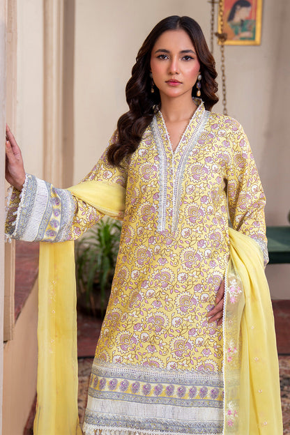 Embroidered - 3 Pc Lawn Suit