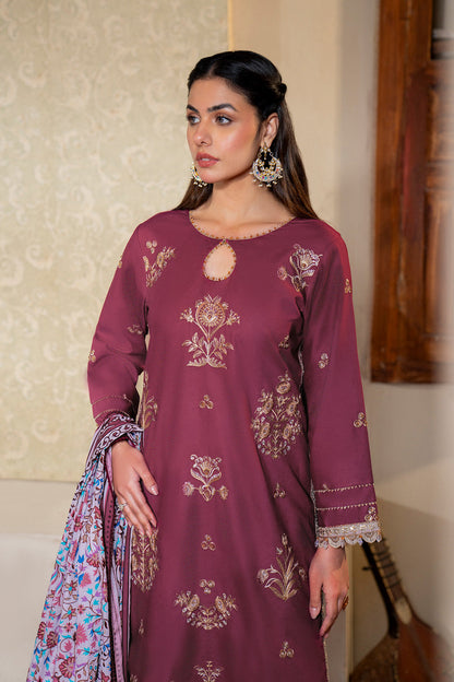 Embroidered - 3 Pc Lawn Suit (Lawn Dupatta)