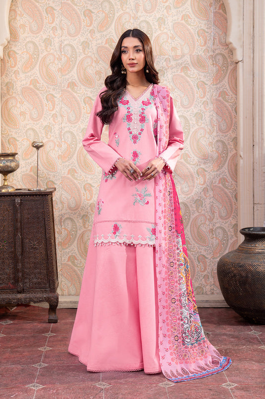 Embroidered - 3 Pc Lawn Suit (Lawn Dupatta)