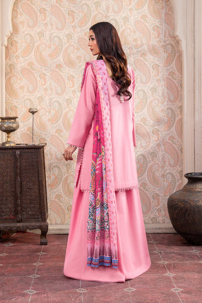 Embroidered - 3 Pc Lawn Suit (Lawn Dupatta)