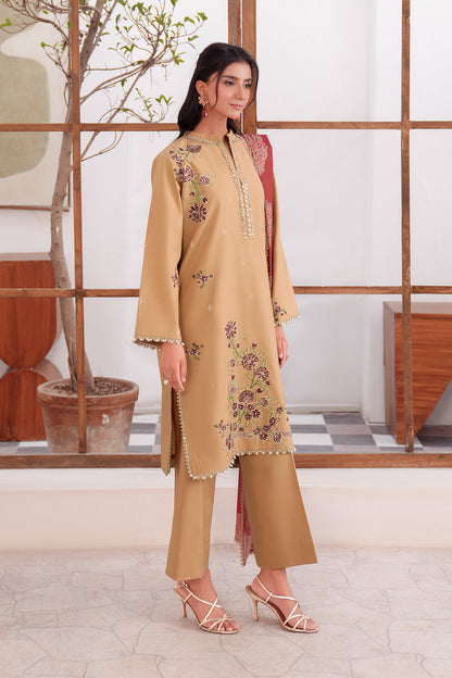 Embroidered - 2 Pc Lawn Suit (Lawn Dupatta)