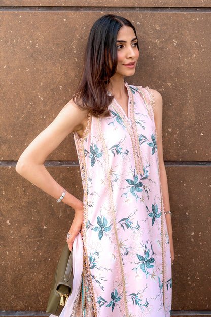 Embroidered - 3 Pc Lawn Suit (Organza Dupatta)