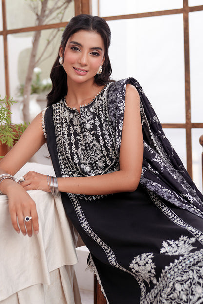 Embroidered - 3 Pc Lawn Suit (Lawn Dupatta)
