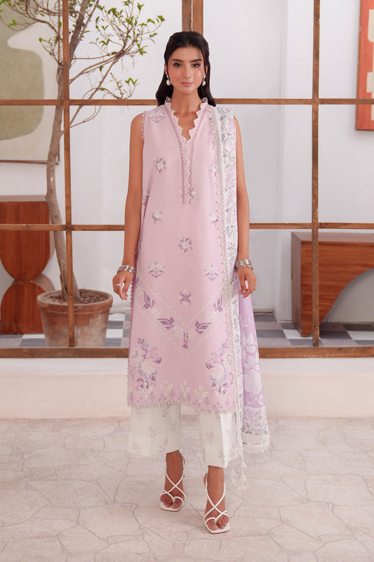 Embroidered - 3 Pc Lawn Suit (Lawn Dupatta)