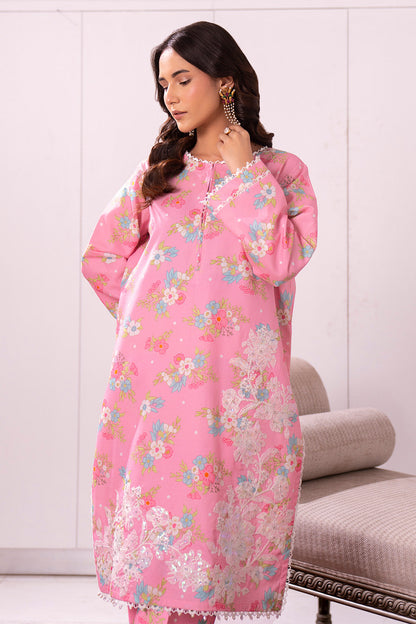 Embroidered - 2 Pc Lawn Suit