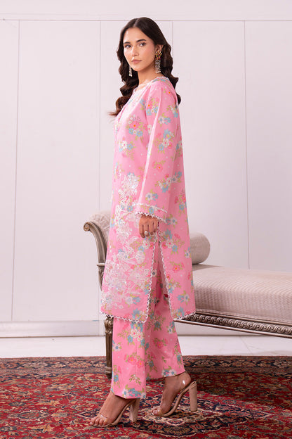 Embroidered - 2 Pc Lawn Suit