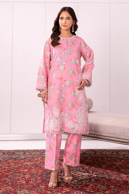 Embroidered - 2 Pc Lawn Suit