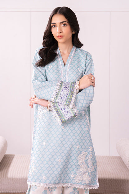 Embroidered - 2 Pc Lawn Suit