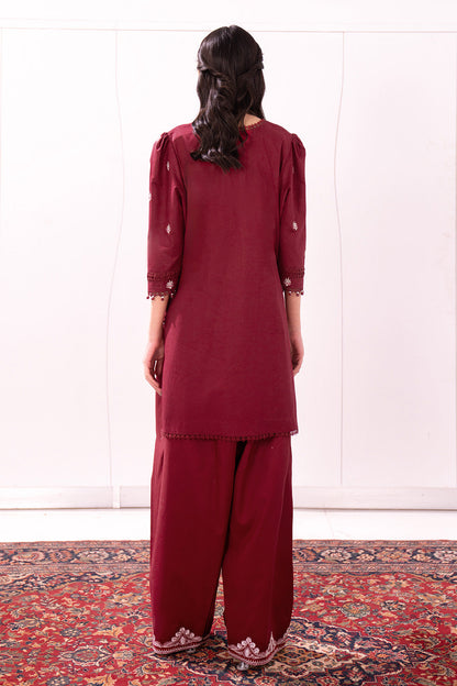Embroidered - 2 Pc Lawn Suit