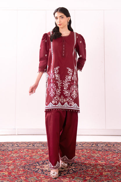 Embroidered - 2 Pc Lawn Suit
