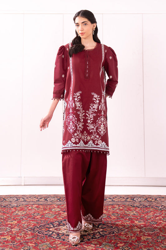 Embroidered - 2 Pc Lawn Suit