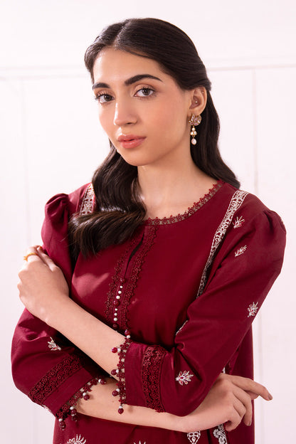 Embroidered - 2 Pc Lawn Suit