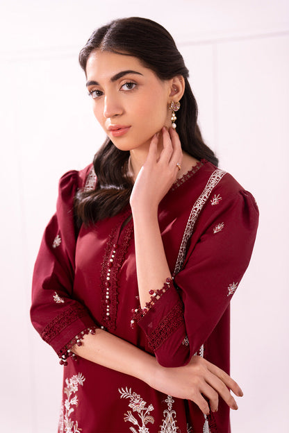 Embroidered - 2 Pc Lawn Suit