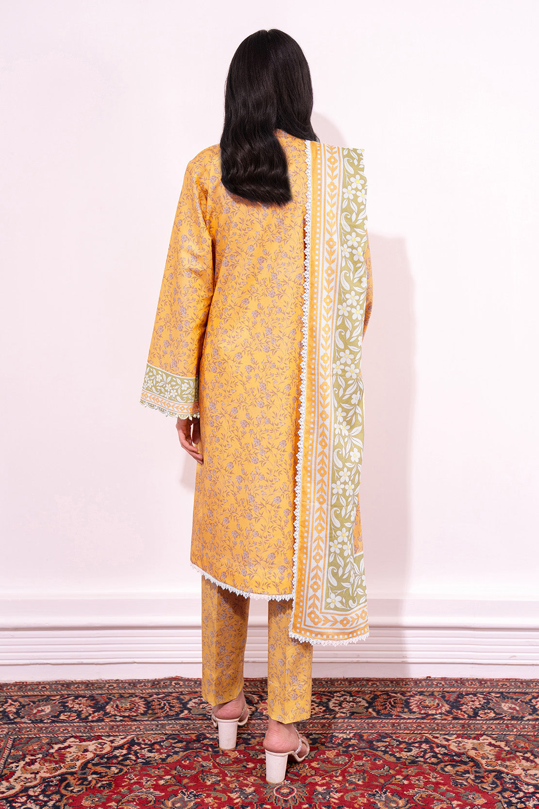 Embroidered - 3 Pc Lawn Suit (Lawn Dupatta)