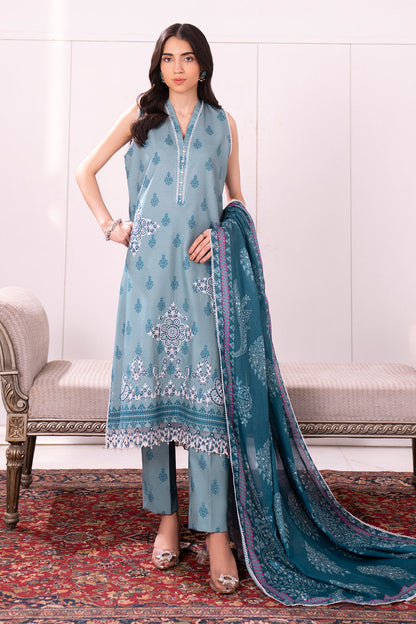 Embroidered - 3 Pc Lawn Suit (Lawn Dupatta)