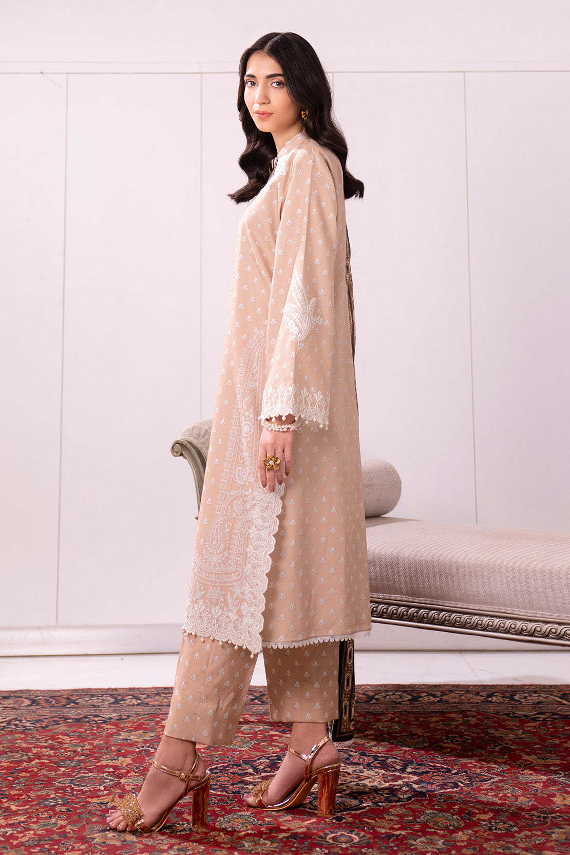 Embroidered - 3 Pc Lawn Suit (Lawn Dupatta)