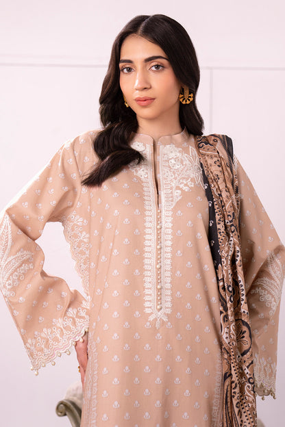 Embroidered - 3 Pc Lawn Suit (Lawn Dupatta)