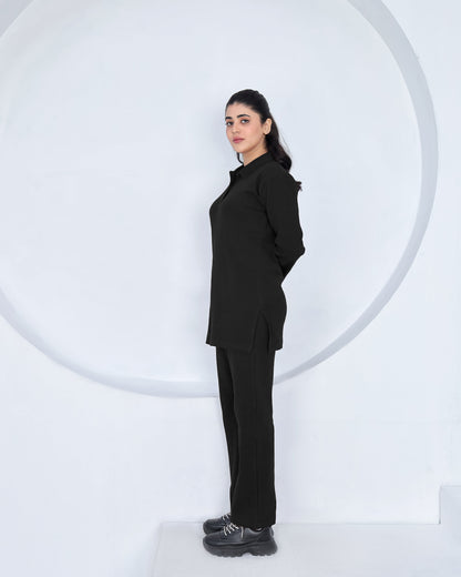 Black Flare - Premium Cotton Twinset