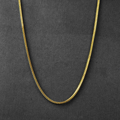 4mm FlexGold Square Wheat chain -316L