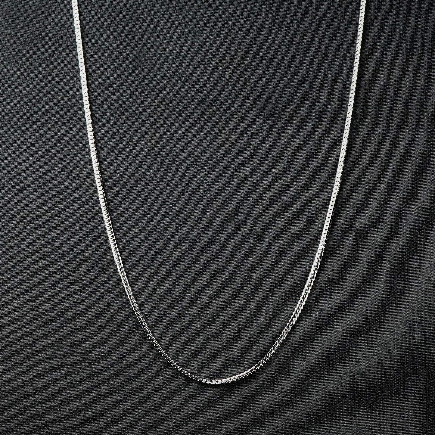 4mm Silver Flex Curb Chain -316L