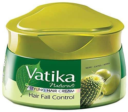 Vatika- Styling Hair Cream Hair Fall Control Cactus, Ghergir & Olive 140Ml