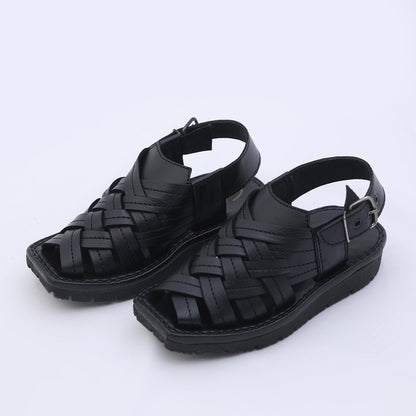 Boys Peshawari Sandal - Black