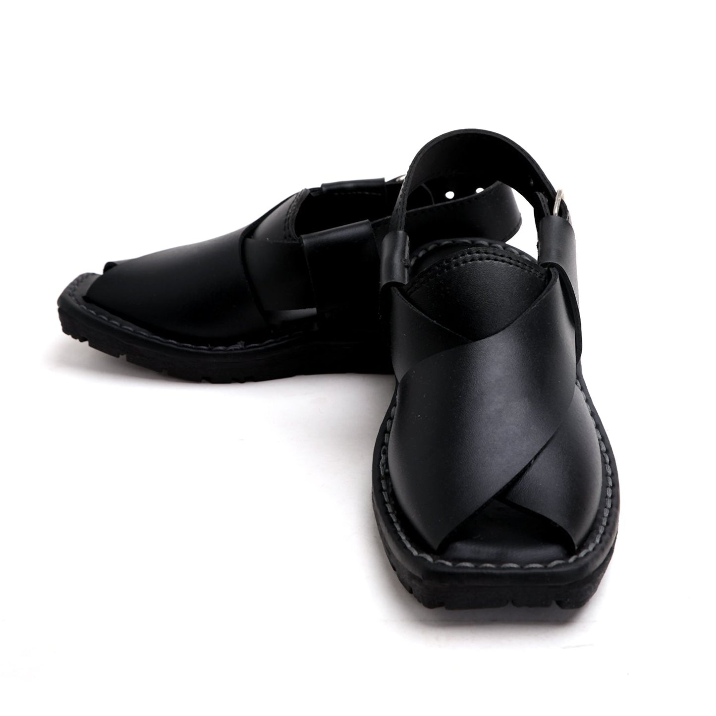 Boys Peshawari Sandal - Black