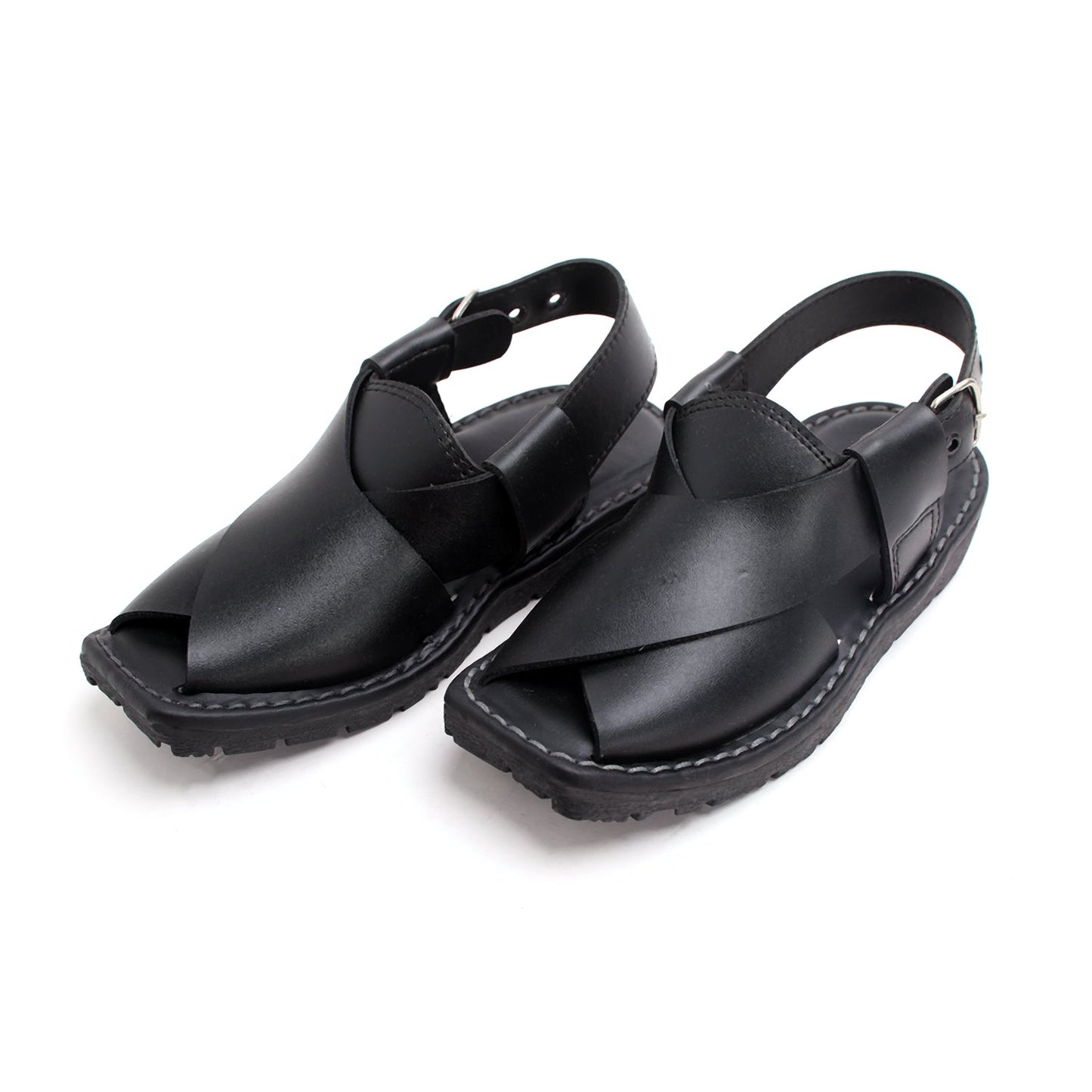 Boys Peshawari Sandal - Black