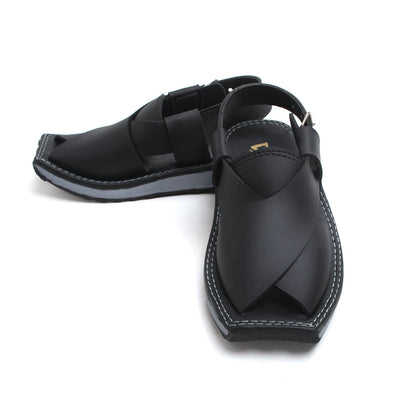 Boys Peshawari Sandal - Black