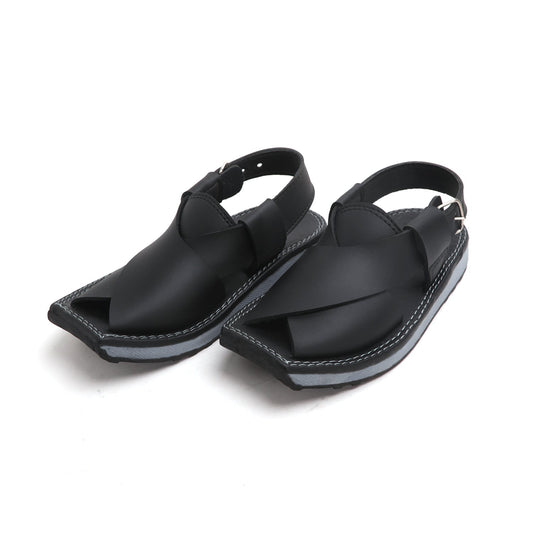 Boys Peshawari Sandal - Black