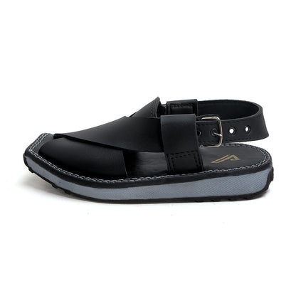 Boys Peshawari Sandal - Black