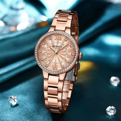CURREN 9085 Women's Stainless Steel Watch