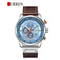 CURREN 8291 Men's Leather Straps Watch