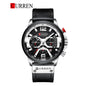 CURREN 8329 Men's Leather Straps Watch