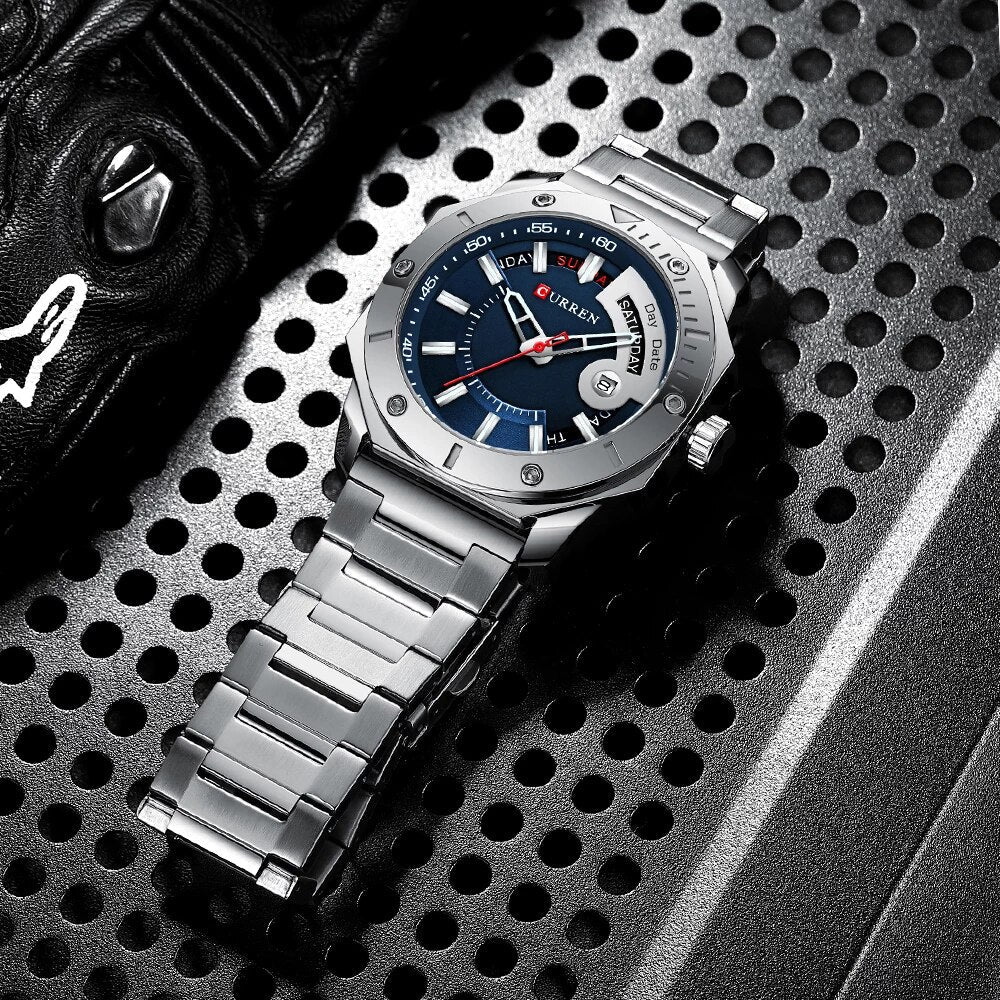 CURREN 8344 Men's Stainless Steel Watch