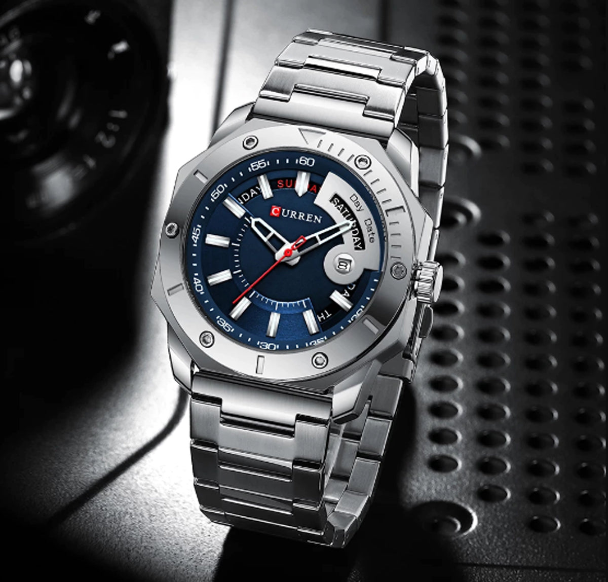CURREN 8344 Men's Stainless Steel Watch
