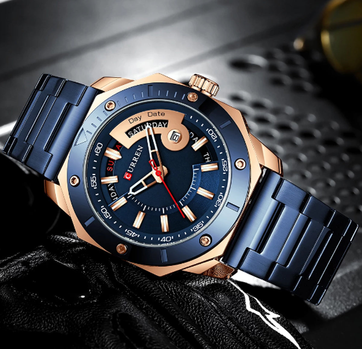 CURREN 8344 Men's Stainless Steel Watch