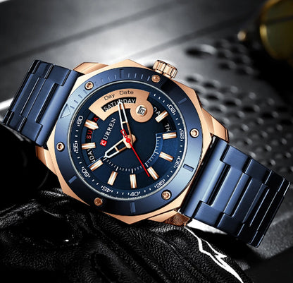 CURREN 8344 Men's Stainless Steel Watch