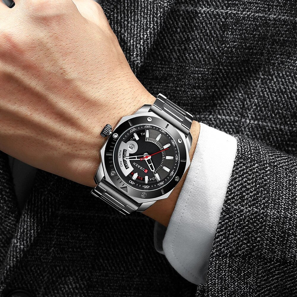 CURREN 8344 Men's Stainless Steel Watch