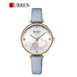 CURREN 9077 Women's Leather Straps Watch