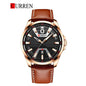 CURREN 8379 Men's Leather Straps Watch