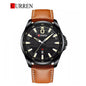 CURREN 8379 Men's Leather Straps Watch