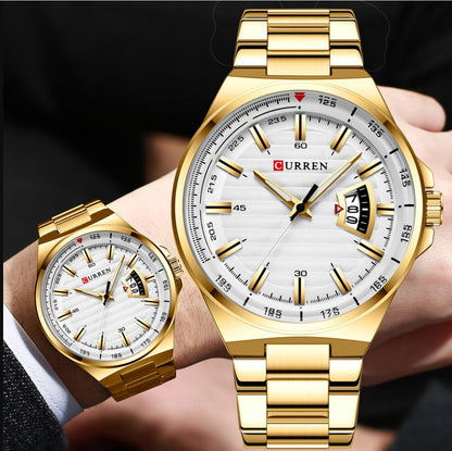CURREN 8375 Men's Stainless Steel Watch