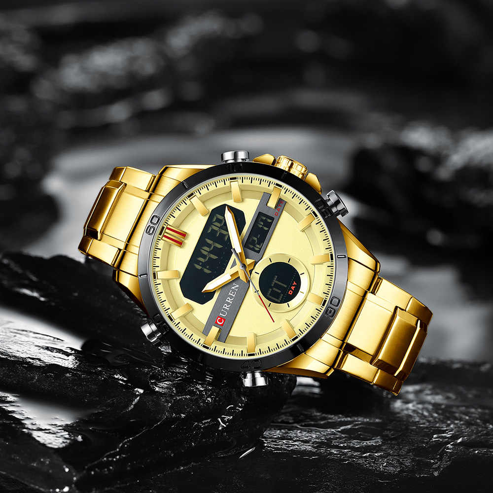 CURREN 8384 Men's Stainless Steel Watch
