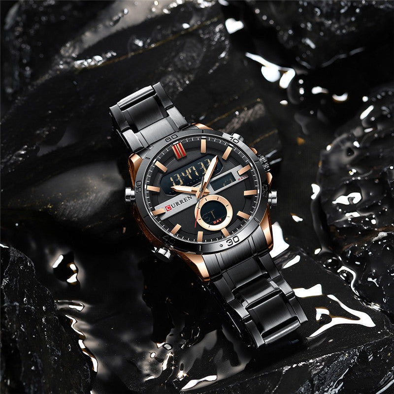 CURREN 8384 Men's Stainless Steel Watch