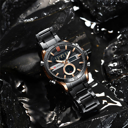 CURREN 8384 Men's Stainless Steel Watch